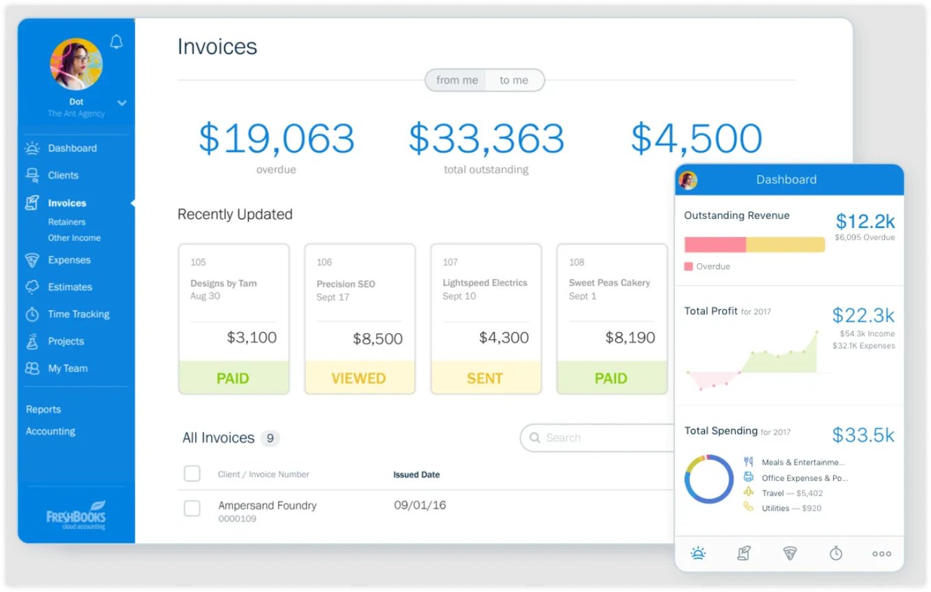 freshbooks-interface