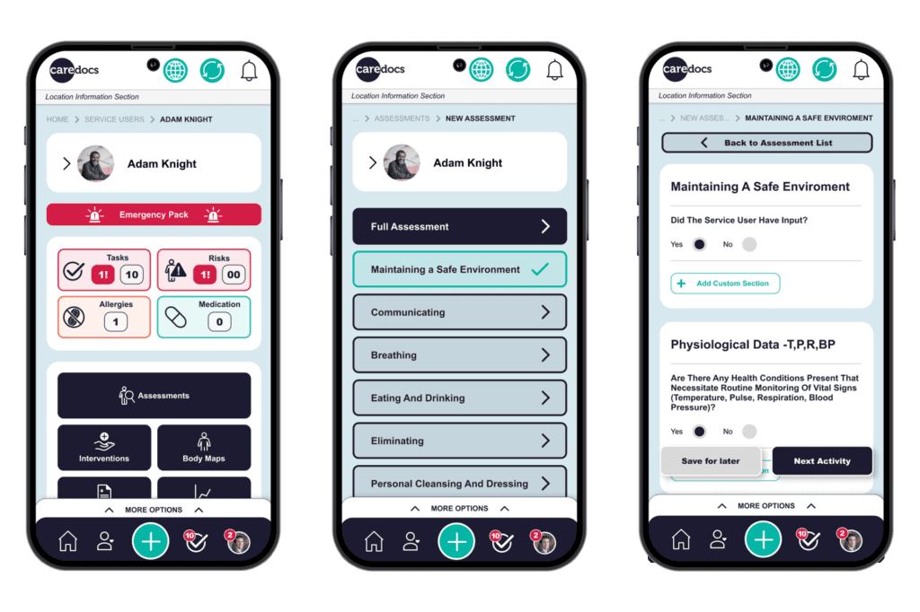 caredocs-mob-screens