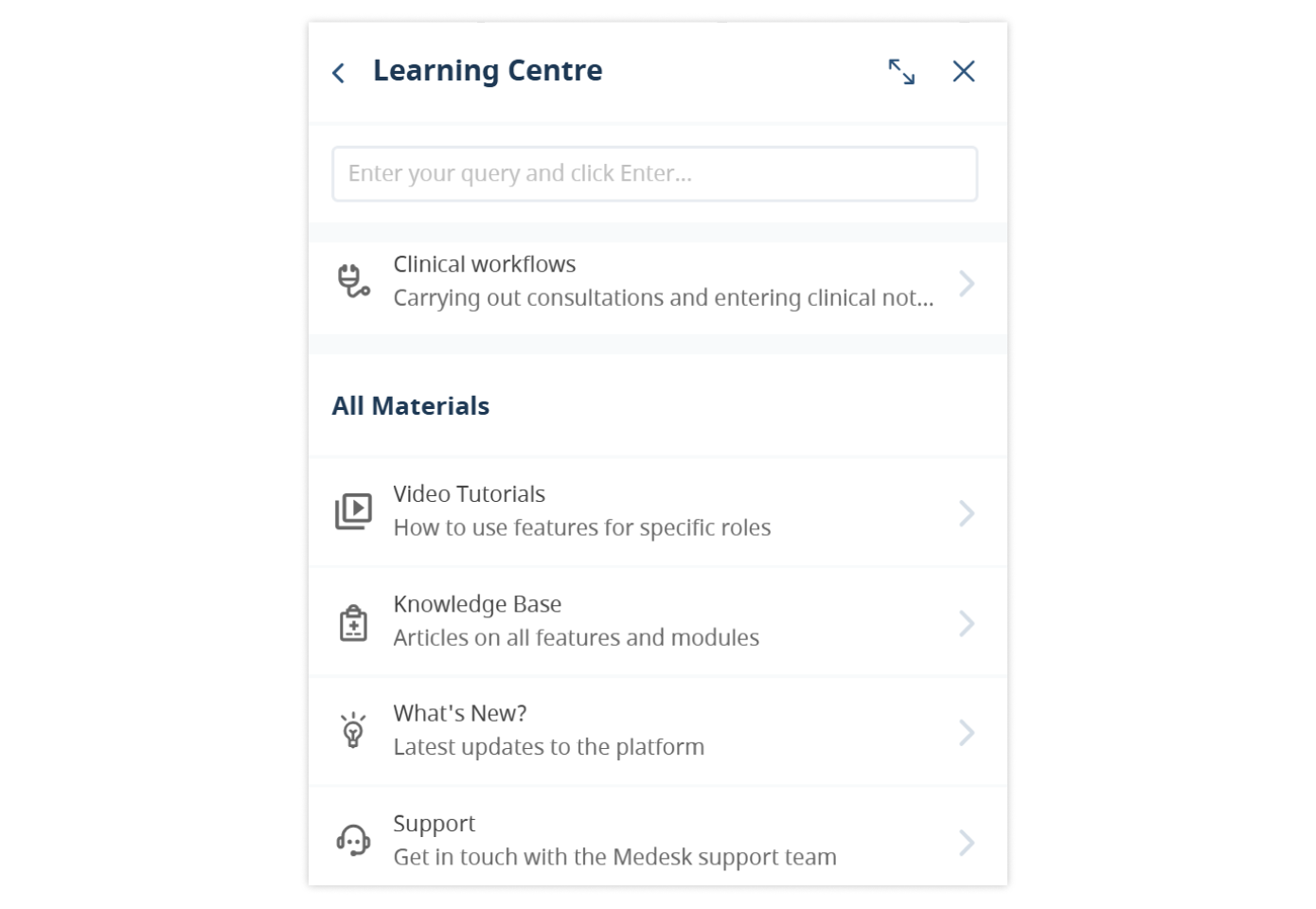 medesk-learning-centre