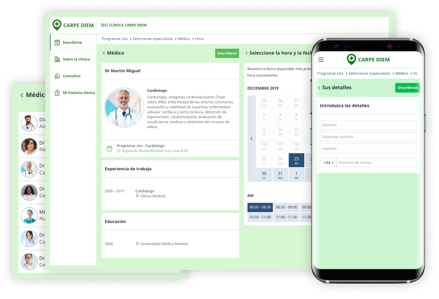 online booking es