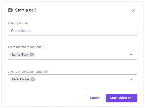 carepatron-reviews-start-a-call