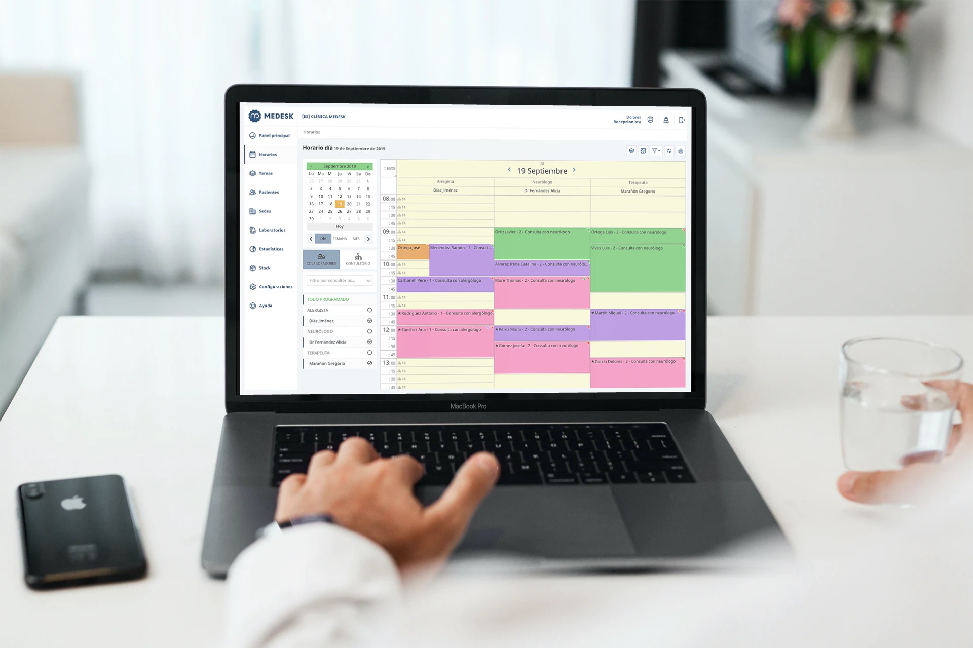 es Medesk schedule