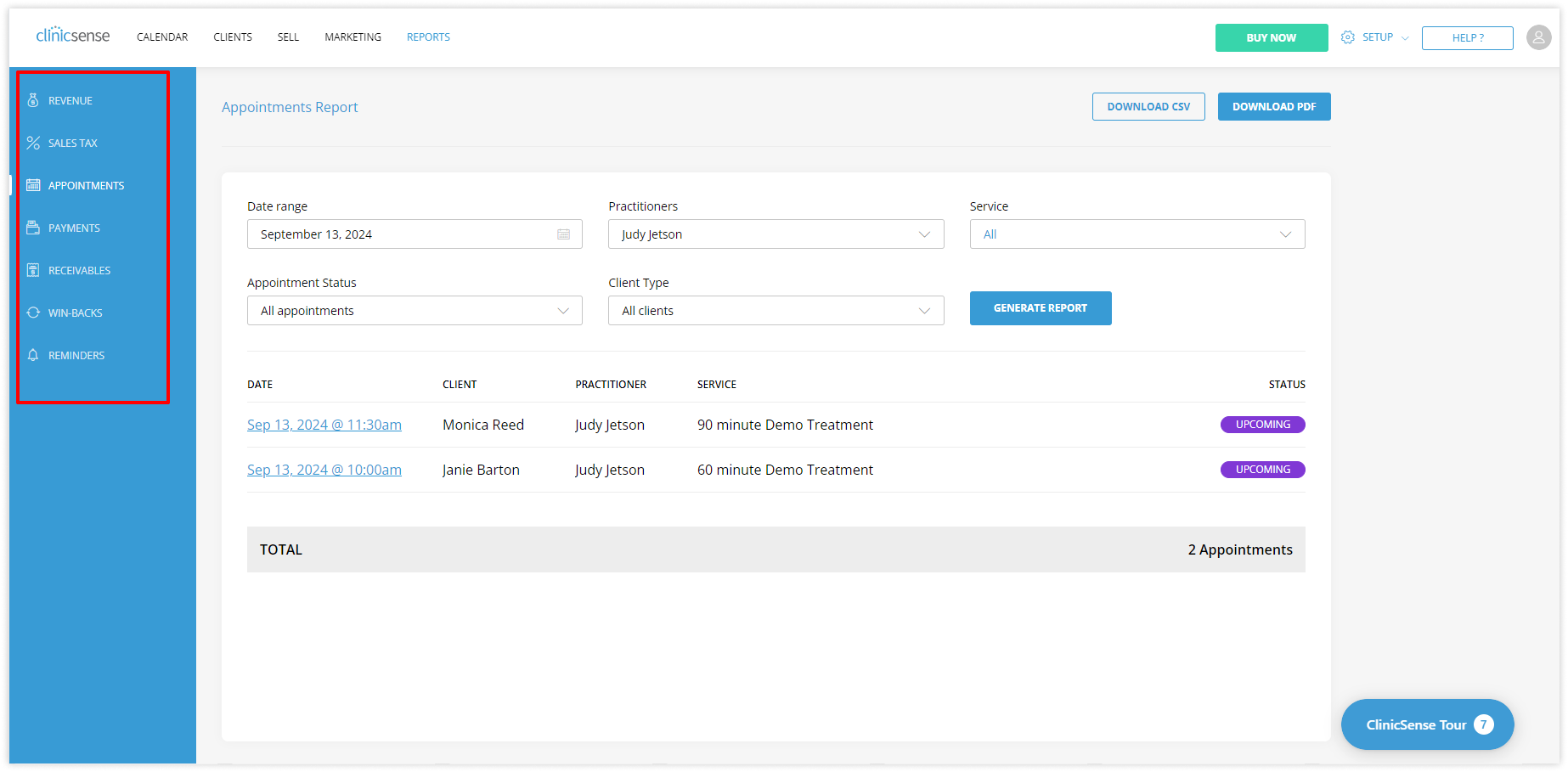 clinicsense-reports