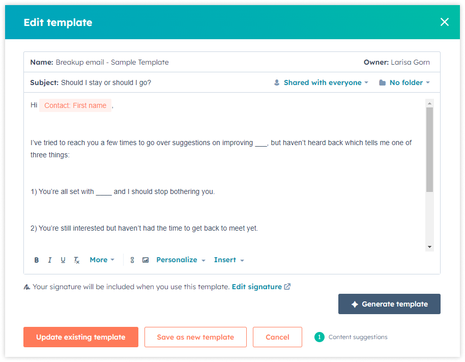 hubspot-email