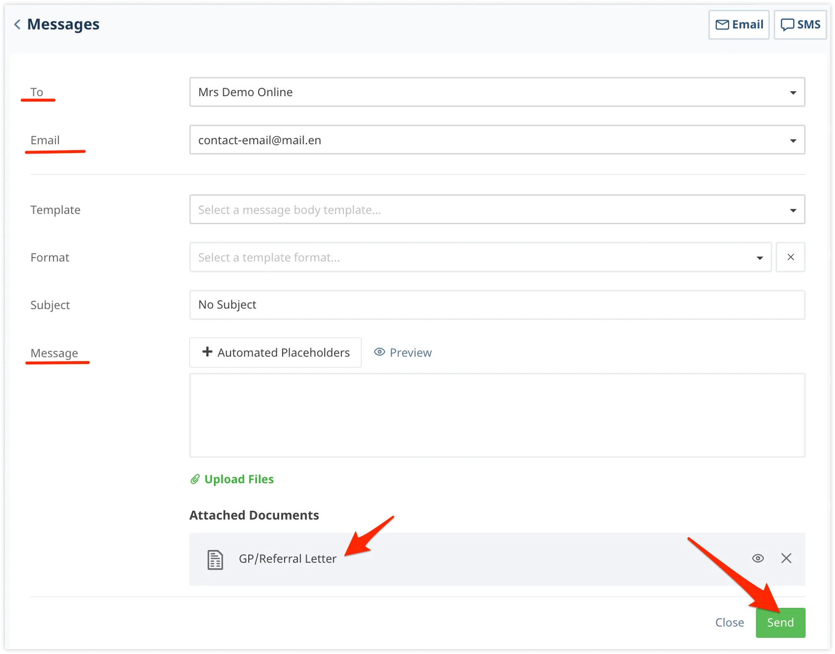 medesk-referral-letter