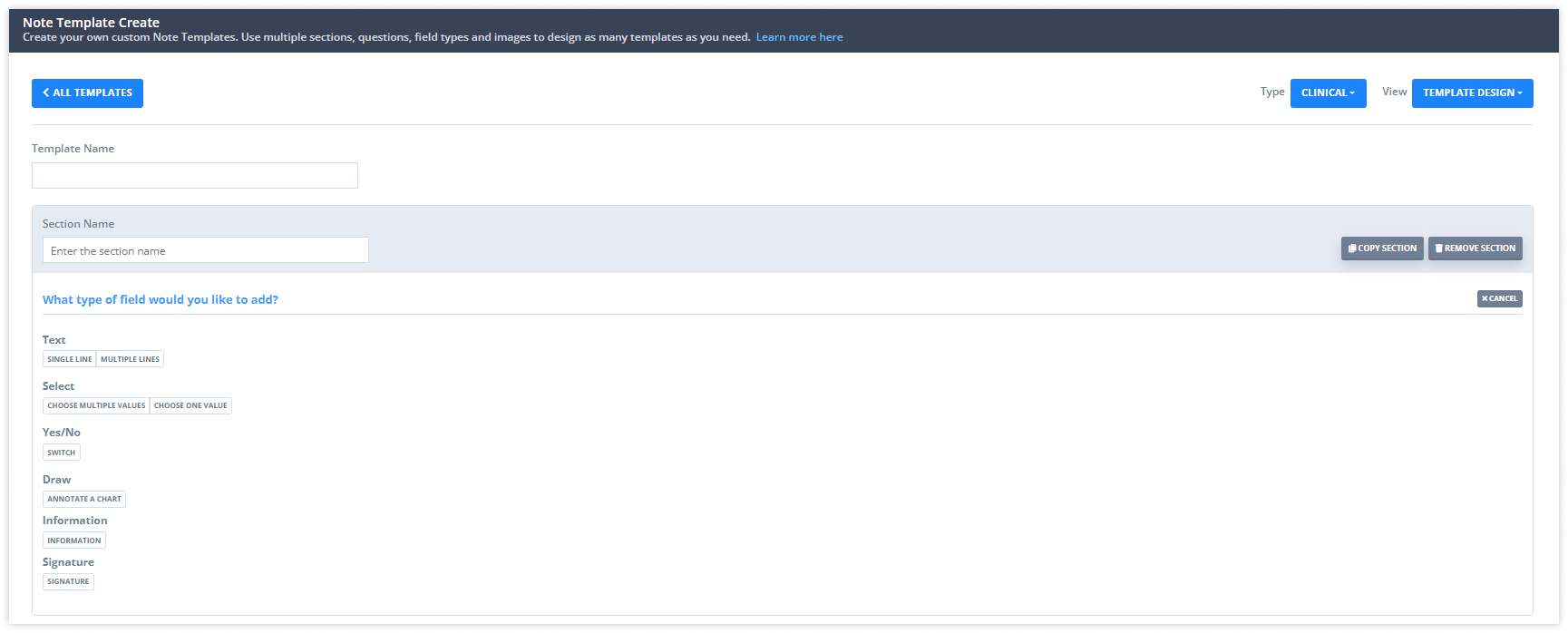 powerdiary-create-note-template