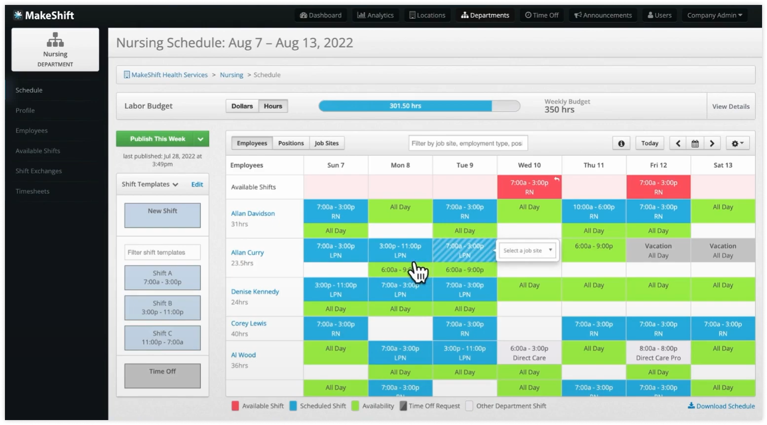 makeshift-calendar