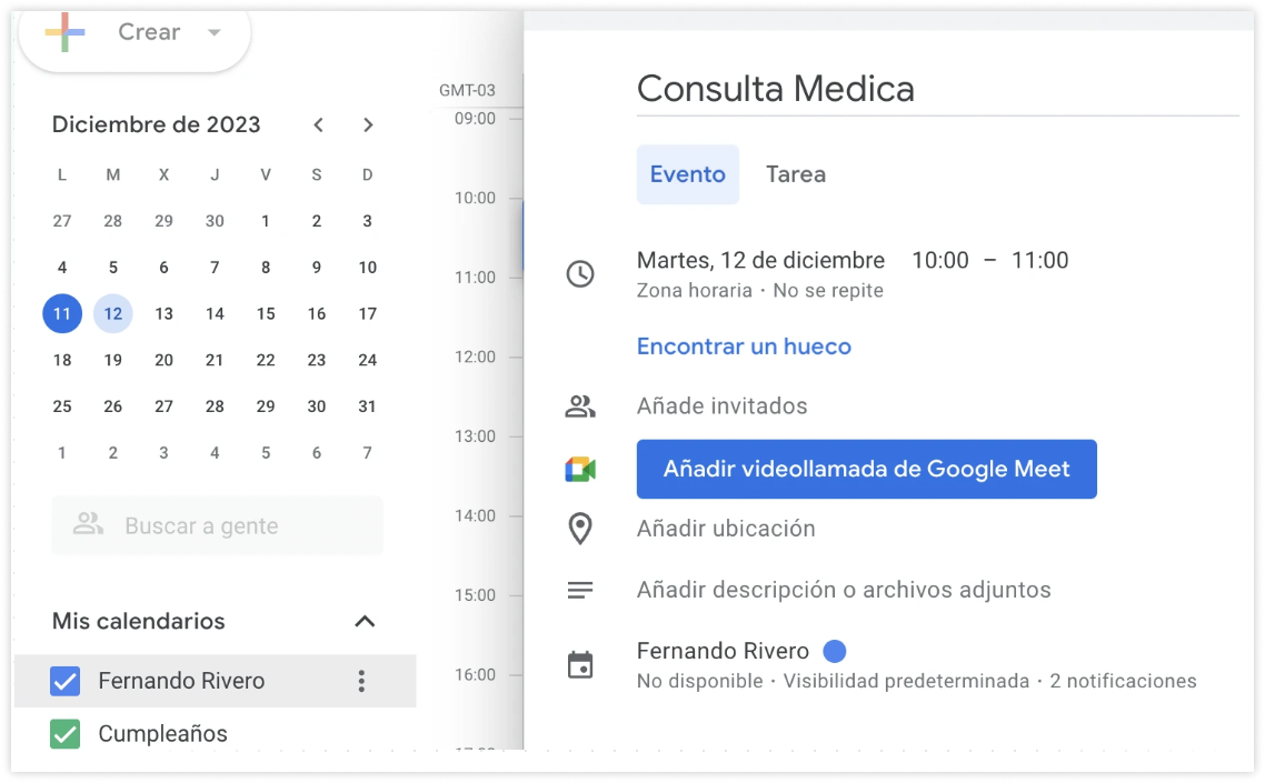 google-cita